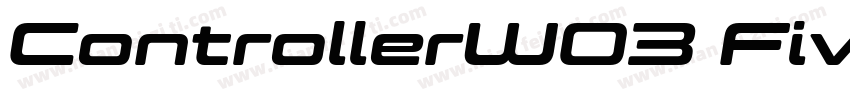 ControllerW03 FiveOblique Regular字体转换